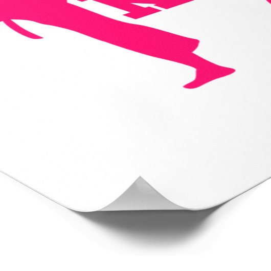 空手少女 ポスター (角)