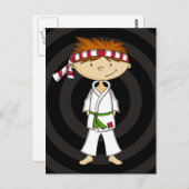 空手少年はがき ポストカード (正面/裏面)