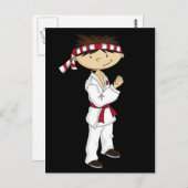 空手少年はがき ポストカード (正面/裏面)