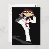 空手少年はがき ポストカード (正面/裏面)