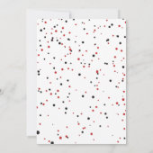 空手少年忍者誕生日 招待状 (裏面)