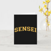 空手師範 Sensei - 黄色 カード (黄色い花)