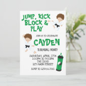 空手忍者グリーンバースデー 招待状 (スタンド正面)