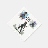 空手忍者ボーイズ誕生日Bash スタンダードカクテルナプキン (角)