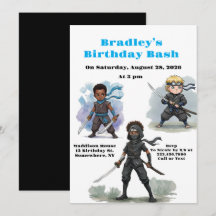 空手忍者ボーイズ誕生日Bash