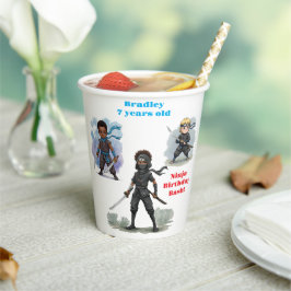 空手忍者ボーイズ誕生日Bash 紙コップ