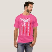 空手愛好家メンズウィメンキッズボーイズガールズ – Karate V Tシャツ (正面フル)
