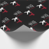 空手戦日本の武術芸術 ラッピングペーパー (角)