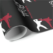 空手戦日本の武術芸術 ラッピングペーパー (ロールコーナー)