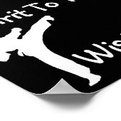 空手教室 ポスター (角)