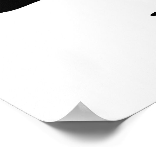 空手日本のの書 ポスター (角)