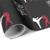 空手日本の武術 ラッピングペーパー (ロールコーナー)