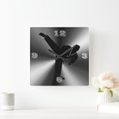 空手時計 スクエア壁時計 (ホーム)