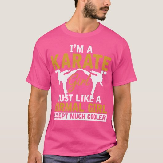 空手武術アーツウィメンズギフト空手 Tシャツ (正面)