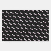 空手武術アーツガーリーピンク ラッピングペーパーシート (正面3)