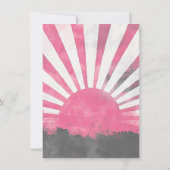 空手武術アーツガールバースデーパーティー 招待状 (裏面)