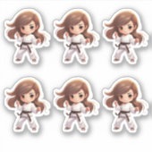 空手武術アーツ シール (正面)