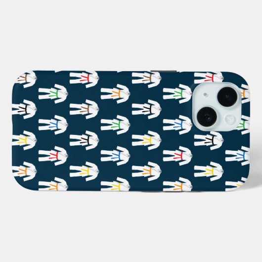 空手武術アーツ Case-Mate iPhoneケース (裏面 (横))