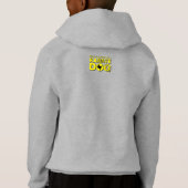 空手犬 |キッズフード付きスウェットシャツ (裏面)