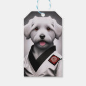 空手犬 ギフトタグ (正面)