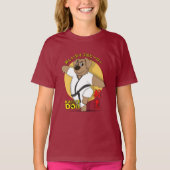空手犬 | 子供用Tシャツ Tシャツ (正面)