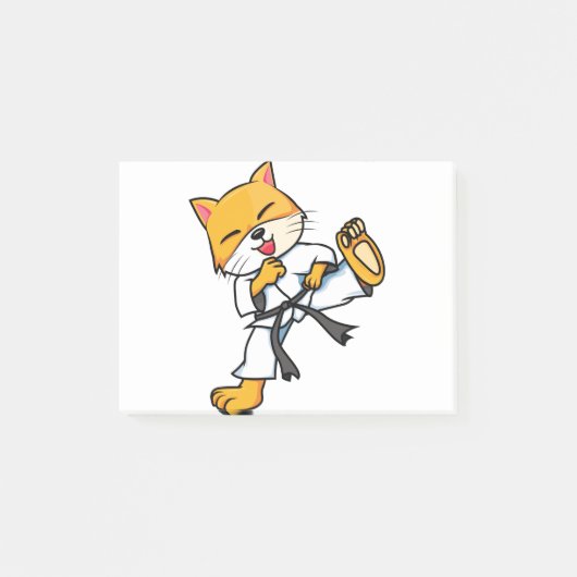 空手猫漫画おもしろい ポストイット (正面)