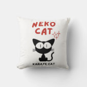 空手猫猫猫 クッション (正面)