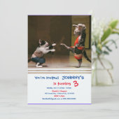 空手猫 招待状 (スタンド正面)