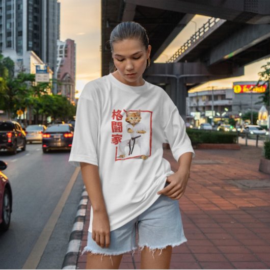 空手猫 Tシャツ