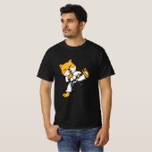 空手猫 Tシャツ (正面フル)