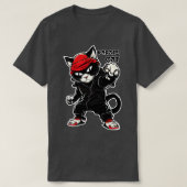 空手猫 Tシャツ (デザイン正面)
