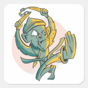 空手猿 スクエアシール