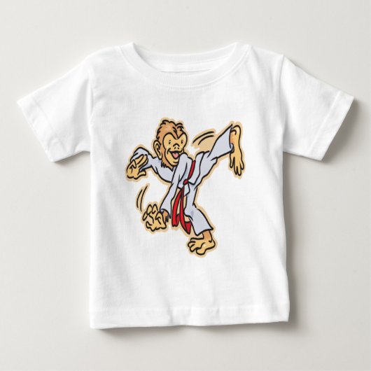 空手猿 ベビーTシャツ (正面)