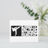 空手生き延び ポストカード (スタンド正面)