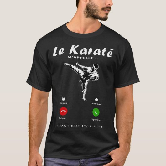 空手男性へ女子チルドレン Tシャツ (正面)