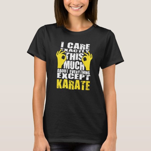 空手空手デザイン Tシャツ (正面)