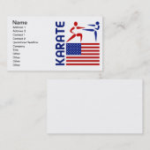 空手米国 名刺 (正面/裏面)