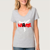 空手精神Tシャツ：芸術をマスター Tシャツ (正面)