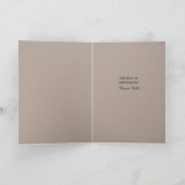 空手茶帯昇級おめでとうカード サンキューカード (内部)