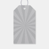 空手誕生日ボーイメッセージカードグリーン ギフトタグ (裏面)