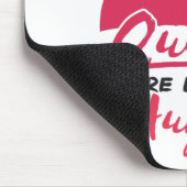 空手誕生日威厳がある女子レディース マウスパッド (コーナー)