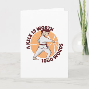 空手蹴り カード