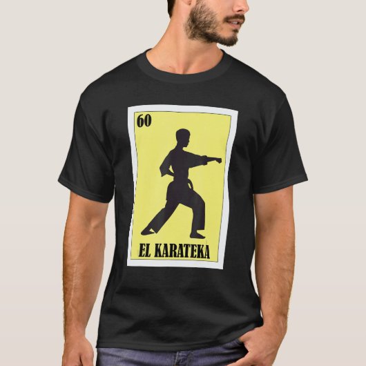 空手道のクラシックメキシコ エルカラテカ Tシャツ (正面)