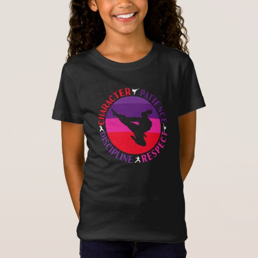 空手道のコアバリュー Tシャツ (正面)