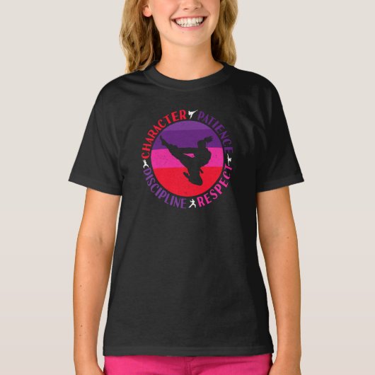 空手道のコアバリュー Tシャツ (正面)