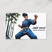 空手道指導員 名刺 (正面)