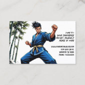 空手道指導員 名刺 (裏面)