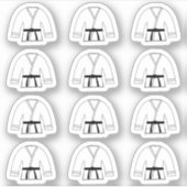 空手道武術スポーツクラス練習プランナー シール (正面)