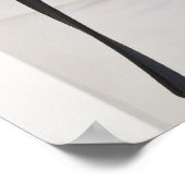 空手黒帯を着用した男性 ポスター (角)