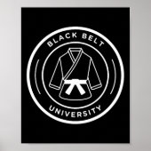 空手黒帯大学 ポスター (正面)